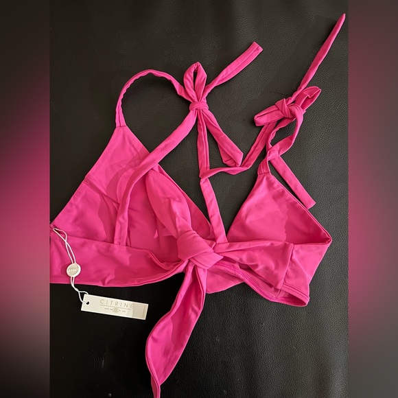 Citrine Swim top hot pink size XL - Picture 2 of 3